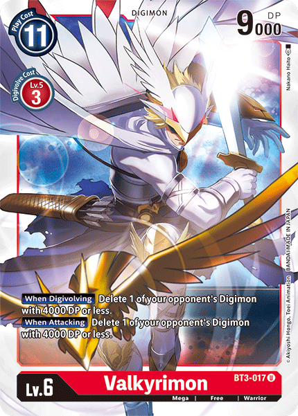 Valkyrimon [BT3-017] [Release Special Booster Ver.1.5] | Cracking-Singles