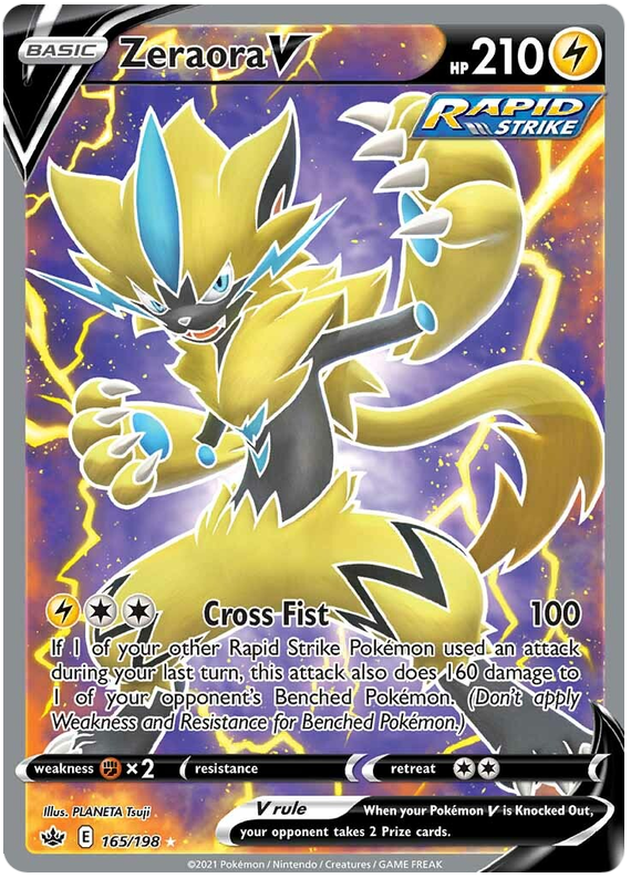 Zeraora V (165/198) [Sword & Shield: Chilling Reign] | Cracking-Singles