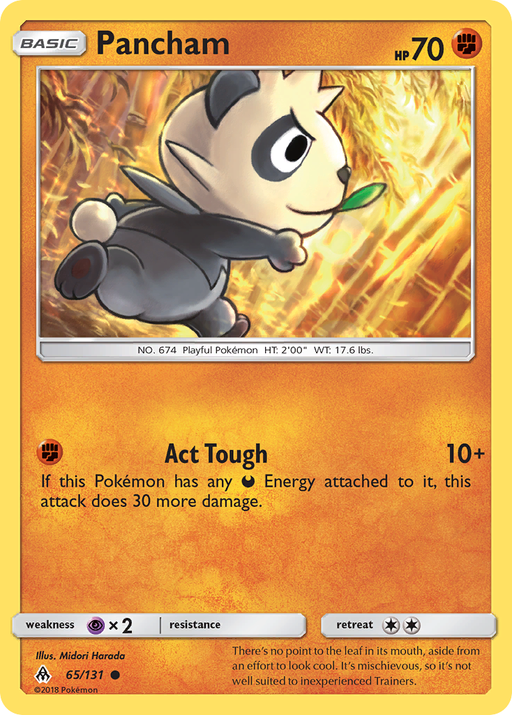 Pancham (65/131) [Sun & Moon: Forbidden Light] | Cracking-Singles