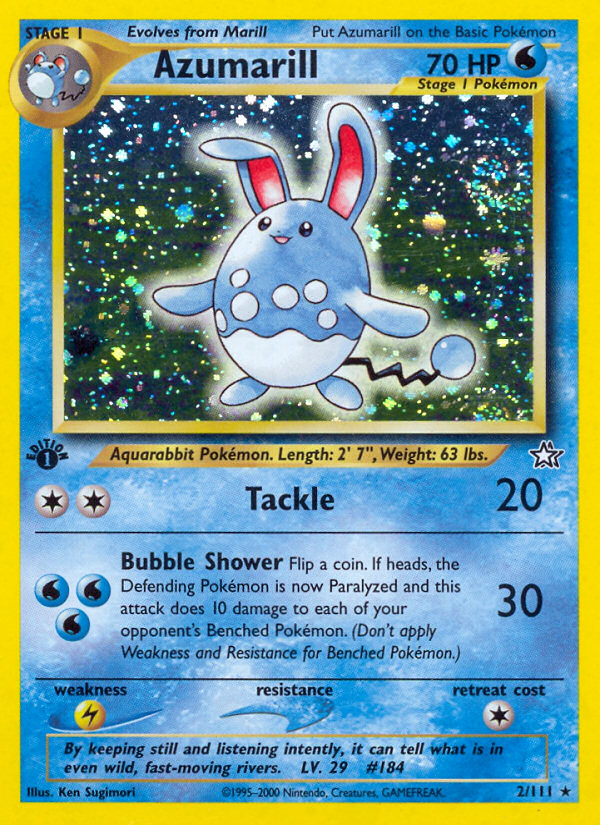 Azumarill (2/111) [Neo Genesis 1st Edition] | Cracking-Singles