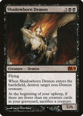 Shadowborn Demon [Magic 2014] | Cracking-Singles