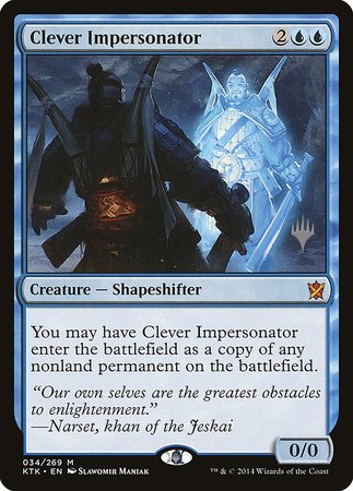 Clever Impersonator [Khans of Tarkir Promos] | Cracking-Singles