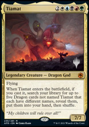 Tiamat (Promo Pack) [Dungeons & Dragons: Adventures in the Forgotten Realms Promos] | Cracking-Singles