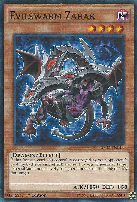 Evilswarm Zahak [SR02-EN014] Common | Cracking-Singles