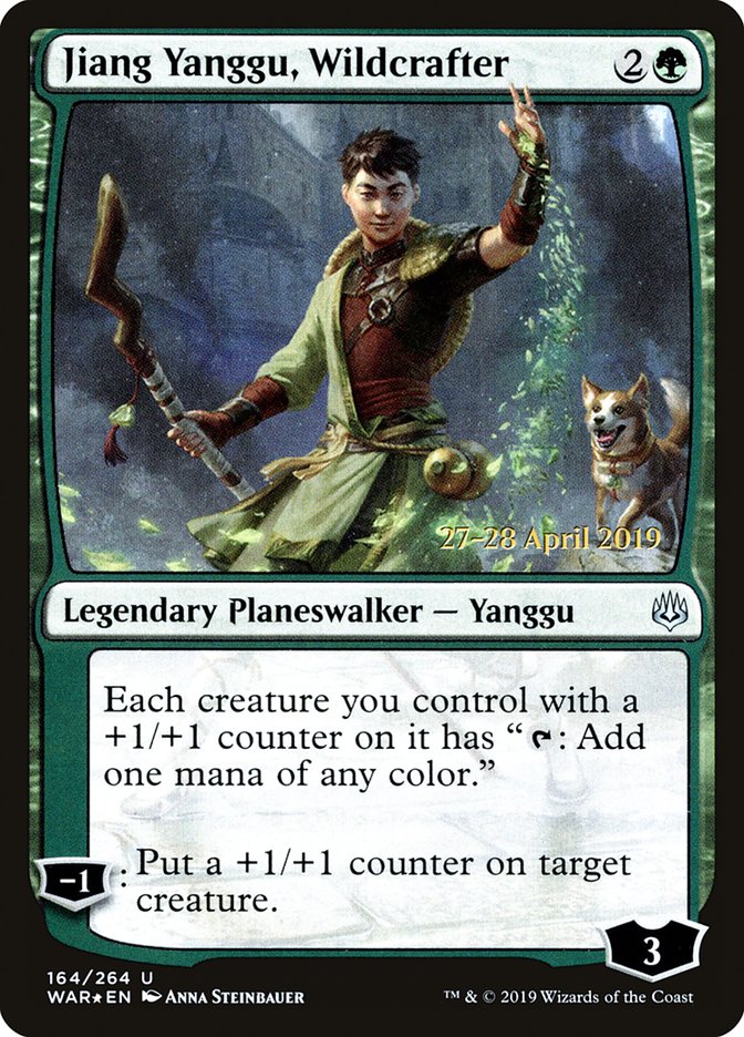 Jiang Yanggu, Wildcrafter  [War of the Spark Prerelease Promos] | Cracking-Singles