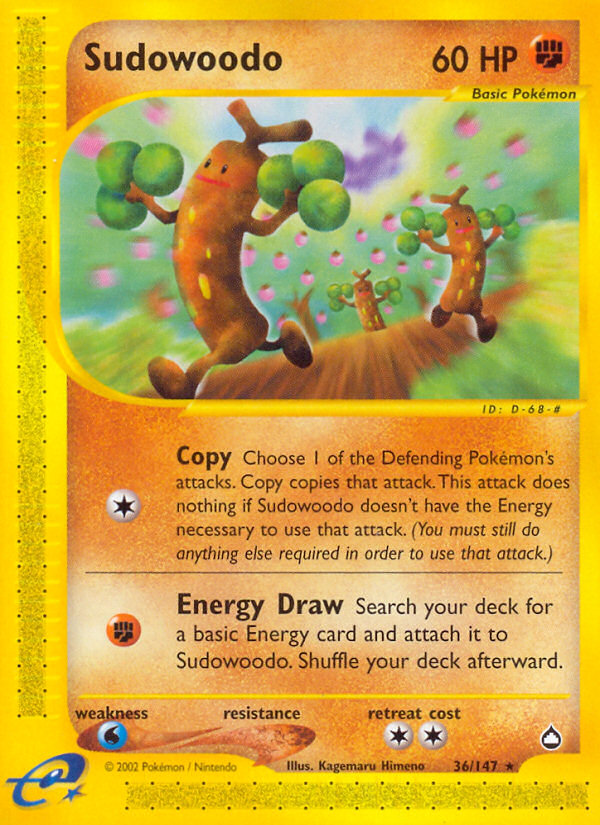 Sudowoodo (36/147) [Aquapolis] | Cracking-Singles