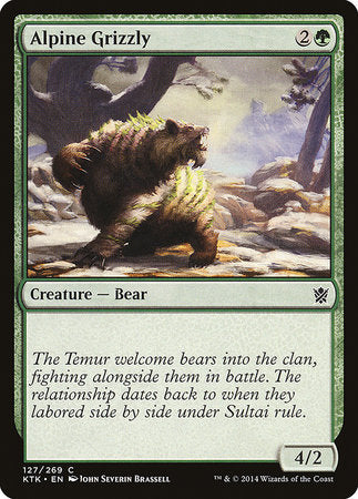 Alpine Grizzly [Khans of Tarkir] | Cracking-Singles