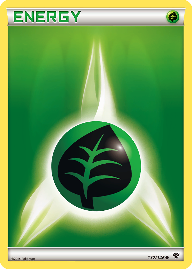 Grass Energy (132/146) [XY: Base Set] | Cracking-Singles