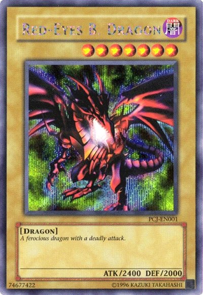 Red-Eyes B. Dragon [PCJ-EN001] Prismatic Secret Rare | Cracking-Singles