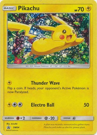 Pikachu (SM04) (General Mills Promo) [Sun & Moon: Black Star Promos] | Cracking-Singles