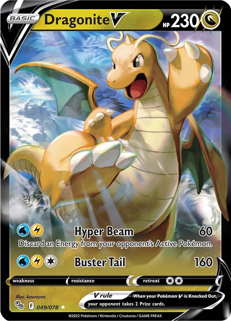 Dragonite V (049/078) [Pokémon GO] | Cracking-Singles