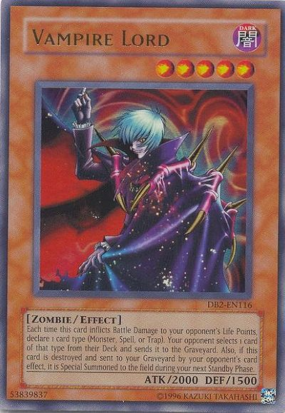 Vampire Lord [DB2-EN116] Ultra Rare | Cracking-Singles