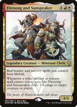 Firesong and Sunspeaker [Dominaria] | Cracking-Singles