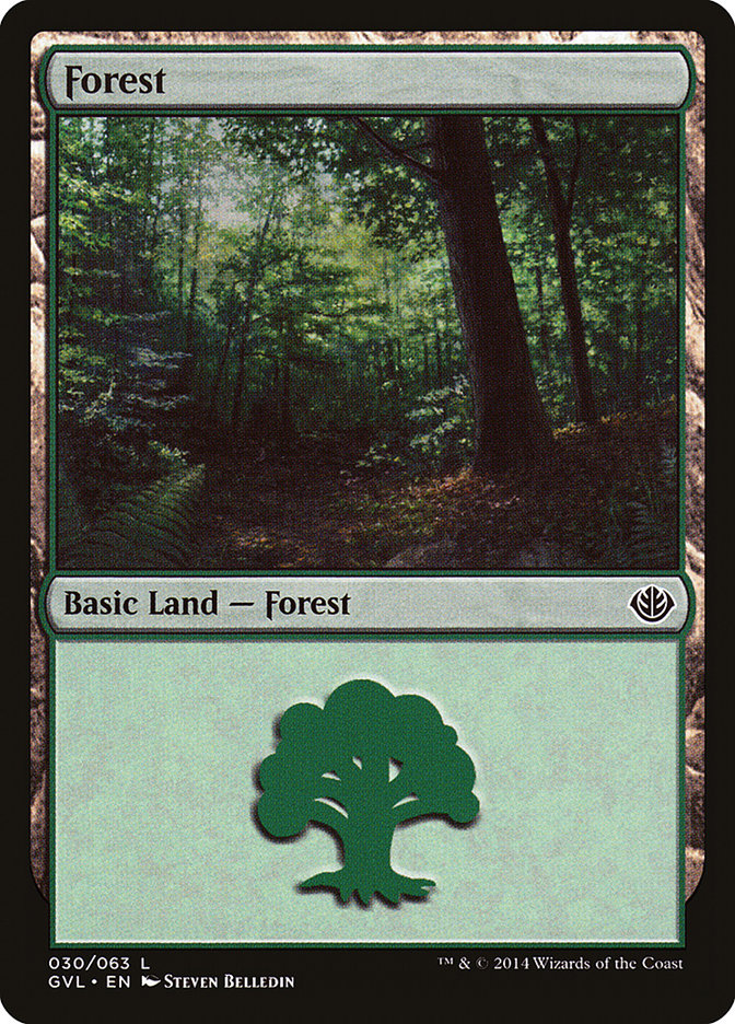 Forest (30) (Garruk vs. Liliana) [Duel Decks Anthology] | Cracking-Singles