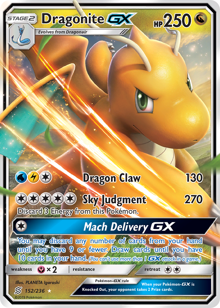 Dragonite GX (152/236) [Sun & Moon: Unified Minds] | Cracking-Singles