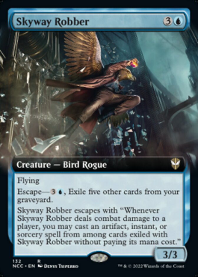 Skyway Robber (Extended Art) [Streets of New Capenna Commander] | Cracking-Singles