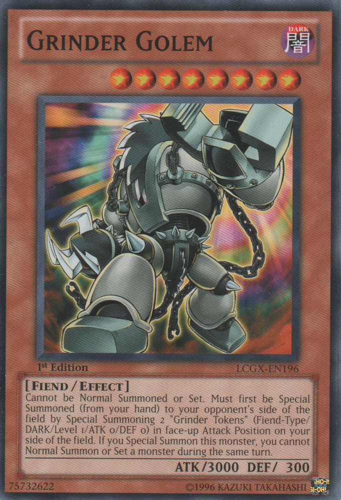 Grinder Golem [LCGX-EN196] Common | Cracking-Singles