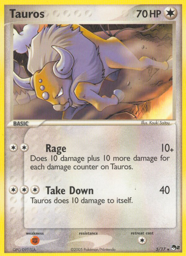 Tauros (5/17) [POP Series 2] | Cracking-Singles