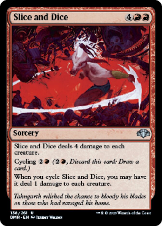 Slice and Dice [Dominaria Remastered] | Cracking-Singles