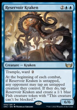 Reservoir Kraken (Promo Pack) [Streets of New Capenna Promos] | Cracking-Singles