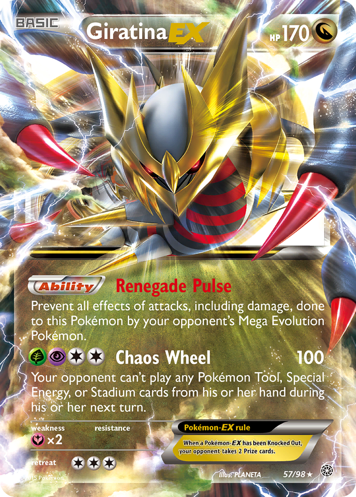 Giratina EX (57/98) [XY: Ancient Origins] | Cracking-Singles