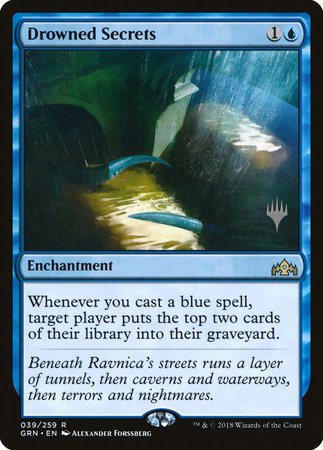 Drowned Secrets [Guilds of Ravnica Promos] | Cracking-Singles