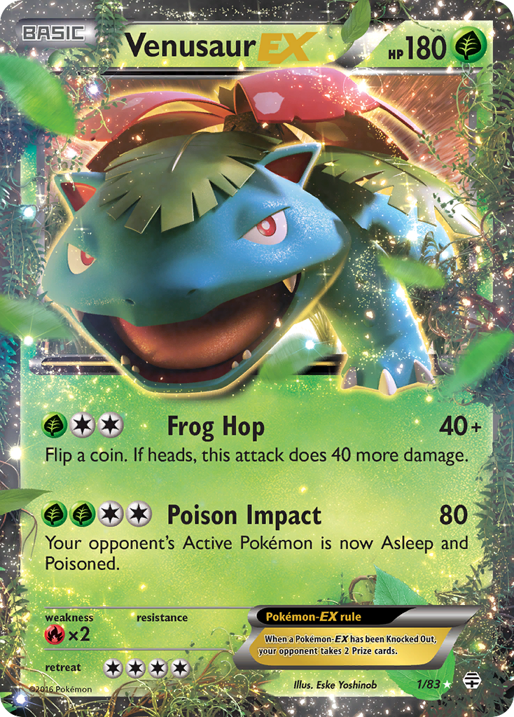 Venusaur EX (1/83) [XY: Generations] | Cracking-Singles