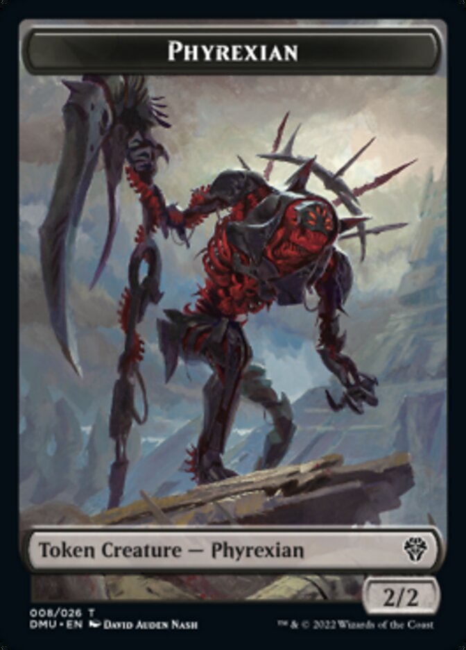 Phyrexian Token [Dominaria United Tokens] | Cracking-Singles