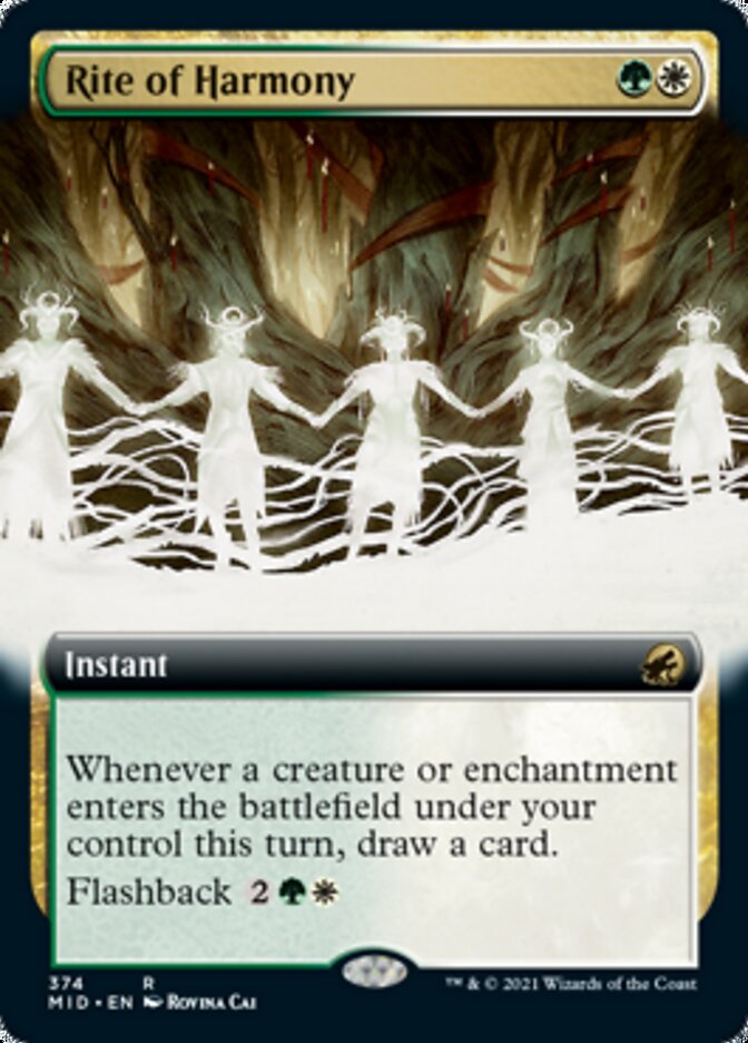 Rite of Harmony (Extended) [Innistrad: Midnight Hunt] | Cracking-Singles