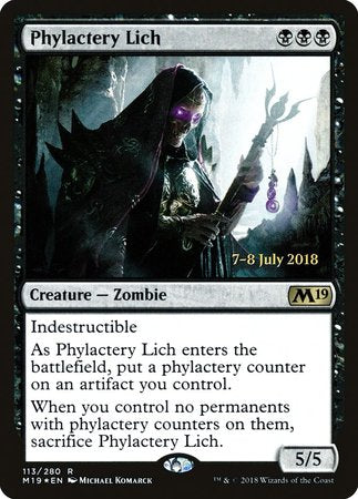 Phylactery Lich [Core Set 2019 Promos] | Cracking-Singles