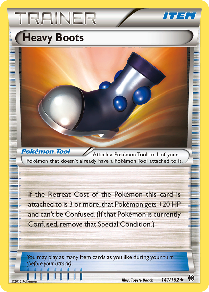 Heavy Boots (141/162) [XY: BREAKthrough] | Cracking-Singles