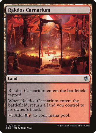 Rakdos Carnarium [Commander 2016] | Cracking-Singles