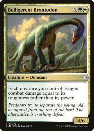 Belligerent Brontodon [Ixalan] | Cracking-Singles