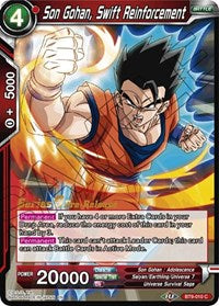 Son Gohan, Swift Reinforcement [BT9-010] | Cracking-Singles