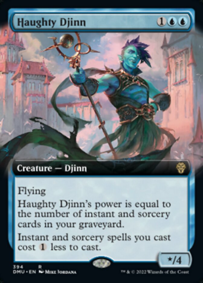 Haughty Djinn (Extended Art) [Dominaria United] | Cracking-Singles