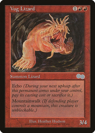 Vug Lizard [Urza's Saga] | Cracking-Singles