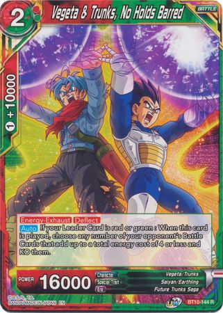 Vegeta & Trunks, No Holds Barred [BT10-144] | Cracking-Singles