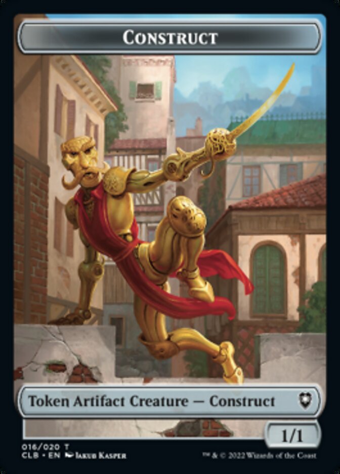 Construct Token [Commander Legends: Battle for Baldur's Gate Tokens] | Cracking-Singles