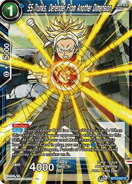 SS Trunks, Defender From Another Dimension (Common) [BT13-057] | Cracking-Singles