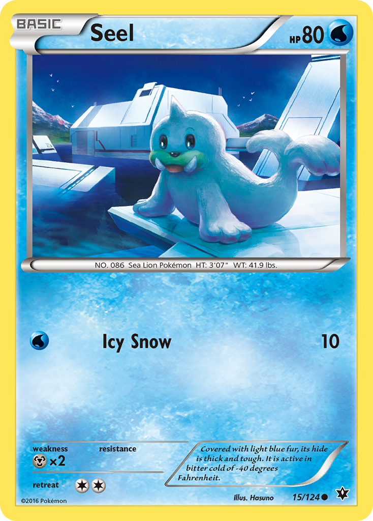 Seel (15/124) [XY: Fates Collide] | Cracking-Singles