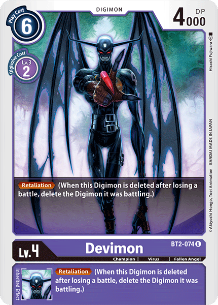 Devimon [BT2-074] [Release Special Booster Ver.1.0] | Cracking-Singles