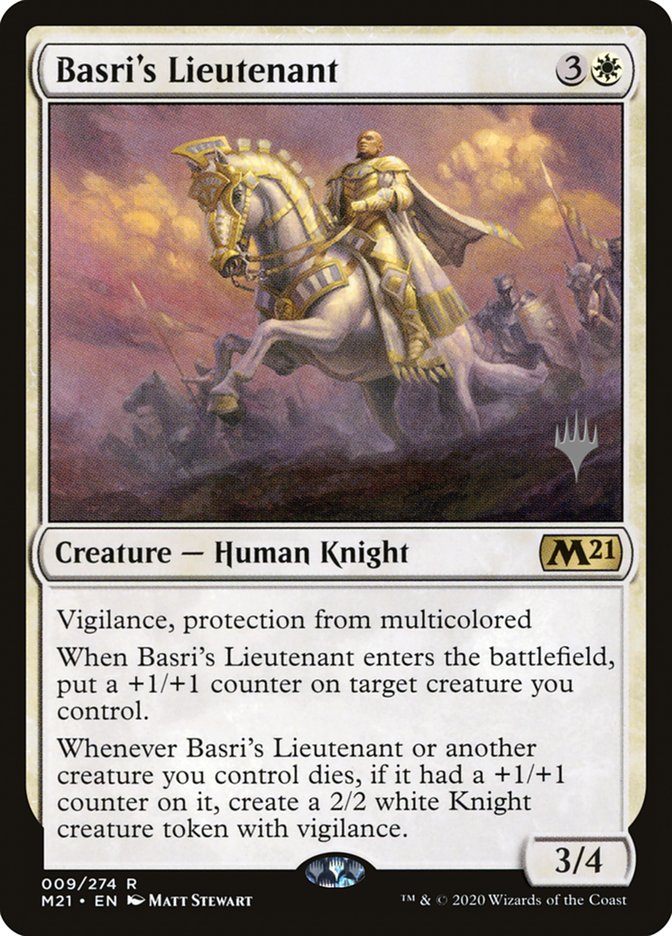 Basri's Lieutenant (Promo Pack) [Core Set 2021 Promos] | Cracking-Singles