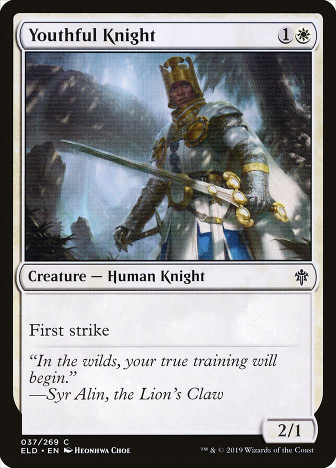 Youthful Knight [Throne of Eldraine] | Cracking-Singles