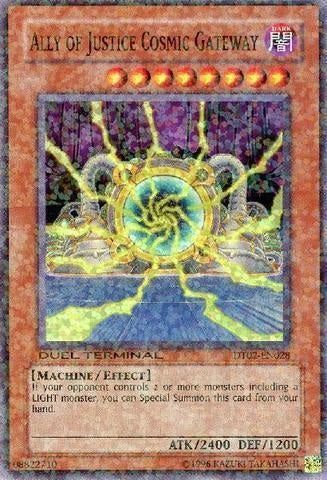 Ally of Justice Cosmic Gateway [DT02-EN028] Super Rare | Cracking-Singles