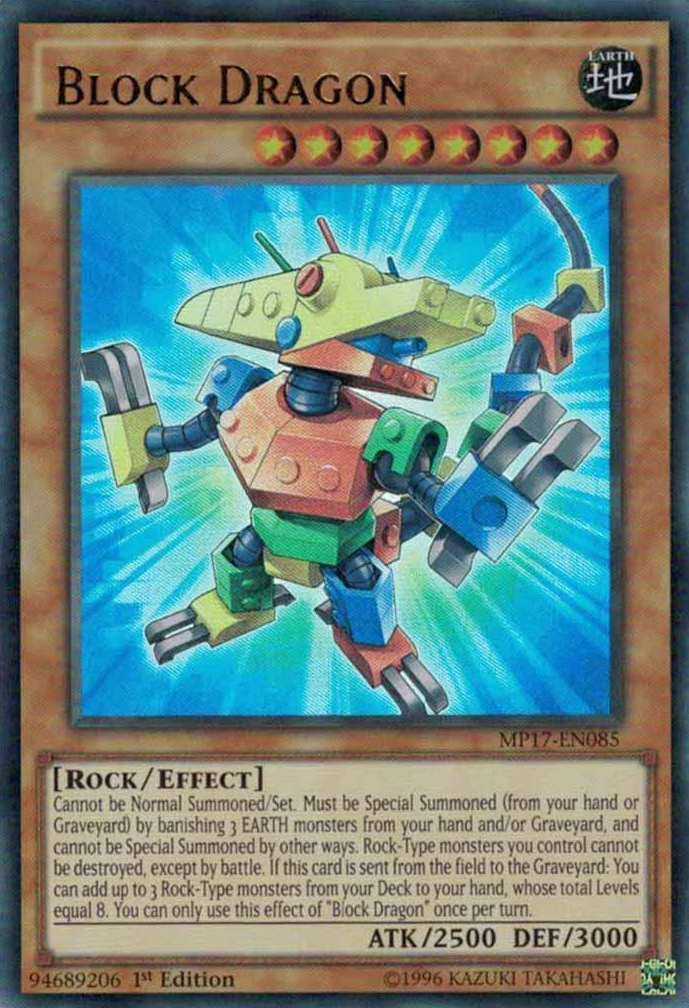 Block Dragon [MP17-EN085] Ultra Rare | Cracking-Singles