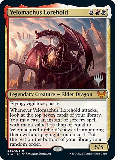 Velomachus Lorehold (Promo Pack) [Strixhaven: School of Mages Promos] | Cracking-Singles