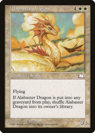 Alabaster Dragon [Weatherlight] | Cracking-Singles