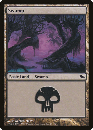 Swamp (291) [Shadowmoor] | Cracking-Singles