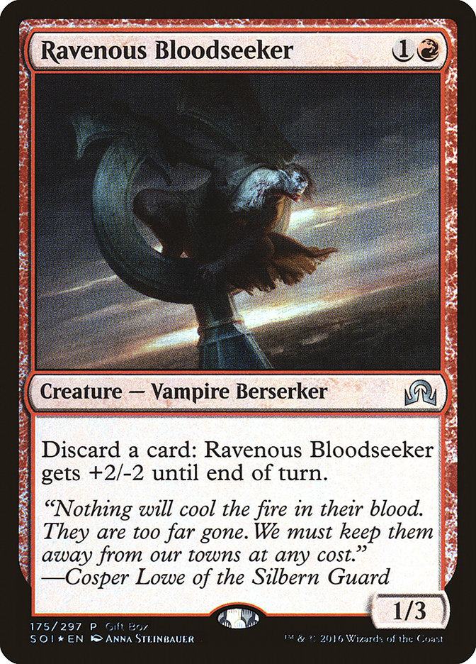 Ravenous Bloodseeker (Gift Box) [Shadows over Innistrad Promos] | Cracking-Singles