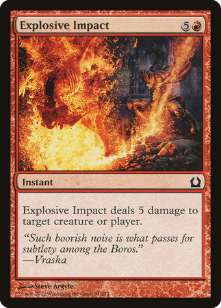 Explosive Impact [Return to Ravnica] | Cracking-Singles